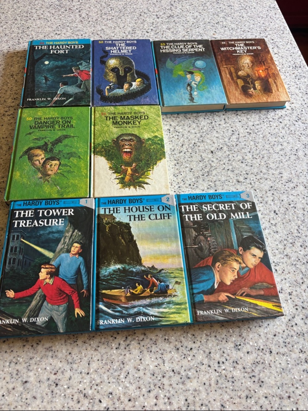 The Hardy Boys Vintage Hardcover Book Lot - Assorted Colors